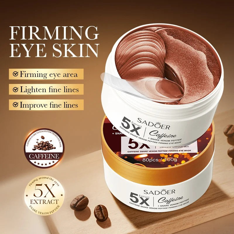 Mascarilla de Ojos Cafeína & Péptido (Reafirmante)