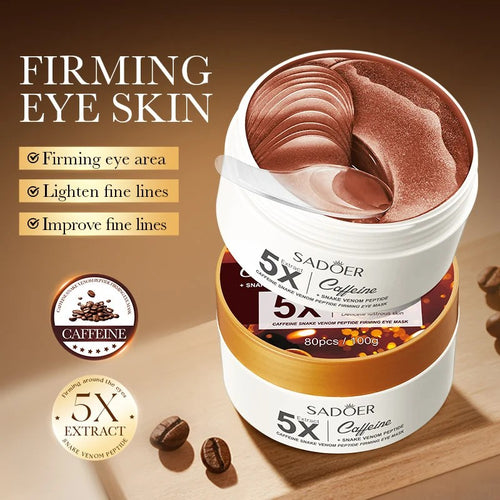 Mascarilla de Ojos Cafeína & Péptido (Reafirmante)